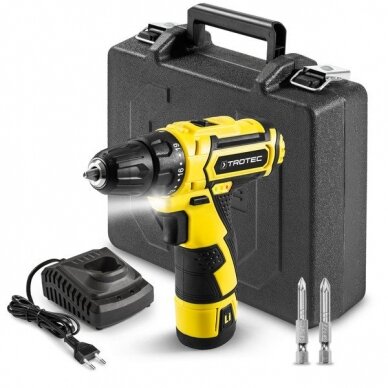 Cordless screwdriver - drill Trotec PSCS 11-12V 1