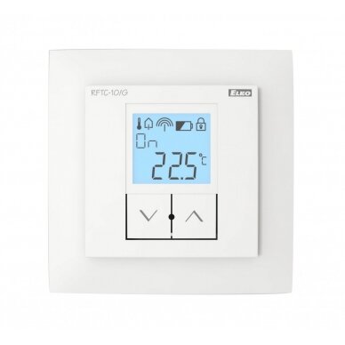 Belaidis programuojamas termostatas (termoreguliatorius) RFTC-10/G