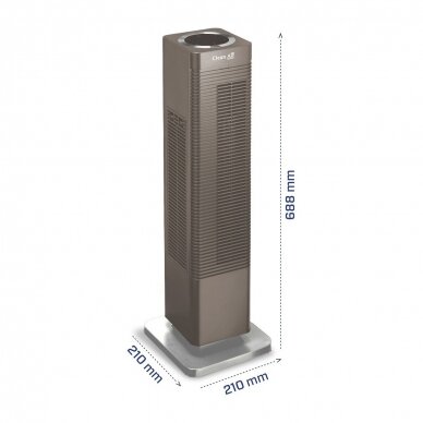 Bokštinis ventiliatorius - šildytuvas Clean Air CA-904C 4