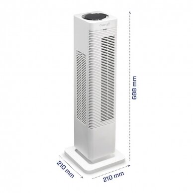 Bokštinis ventiliatorius - šildytuvas Clean Air CA-904W 5