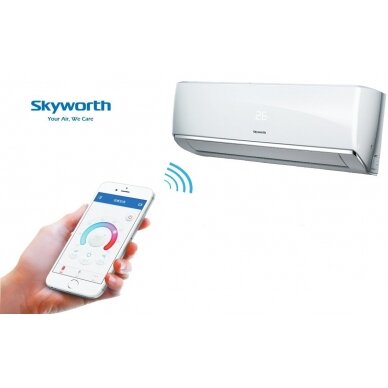 Buitinė Single-split šildymo-kondicionavimo sistema Skyworth Polar SKV-12 (-25°C) 2