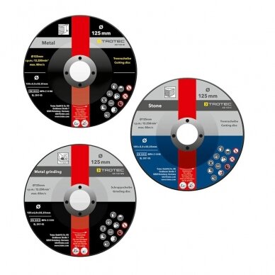 Set of cutting and grinding discs Trotec