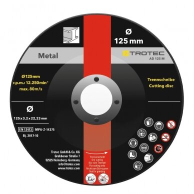 Set of cutting and grinding discs Trotec 3