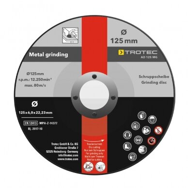 Set of cutting and grinding discs Trotec 4