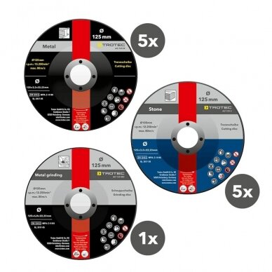 Set of cutting and grinding discs Trotec 1