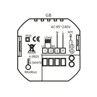 Electronic programmable thermostat (thermoregulator) Feelspot WTH51.36 NEW 1