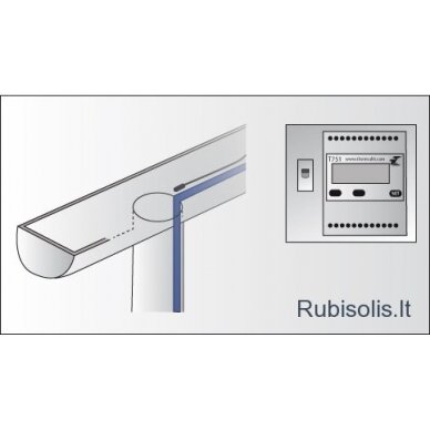 Elektrinis valdymo modulis T751 šildymo kabeliui 1