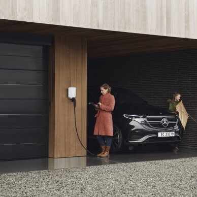 Elektromobilių įkrovimo stotelė Easee Charge, balta 5