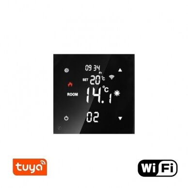 Elektroninis programuojamas termostatas be rėmelio Feelspot FSSWT16, Tuya 1