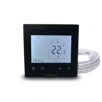 Electronic programmable thermostat (thermoregulator) Feelspot WTH51.36 NEW BLACK