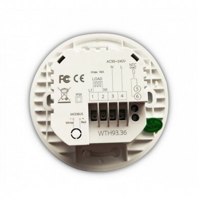 Elektroninis programuojamas termostatas (termoreguliatorius) Feelspot WTH93.36 2