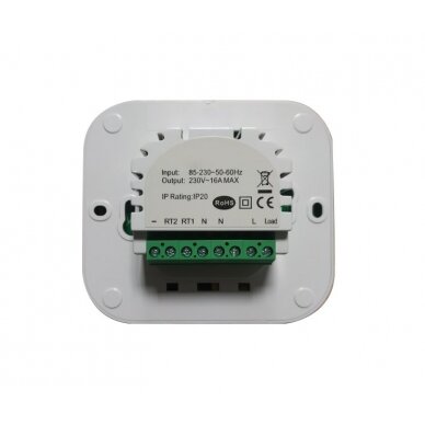 Electronic WI-FI thermostat (thermoregulator) Feelspot WTH07.36 white, Tuya 3