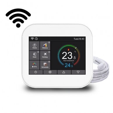 Electronic WI-FI thermostat (thermoregulator) Feelspot WTH07.36 white, Tuya 1