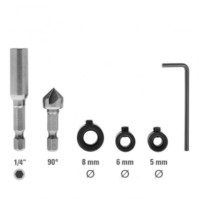 Set of drill bits and twist bits Trotec 8