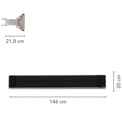 Infraraudonųjų spindulių šildytuvas Trotec IRD 2400 2