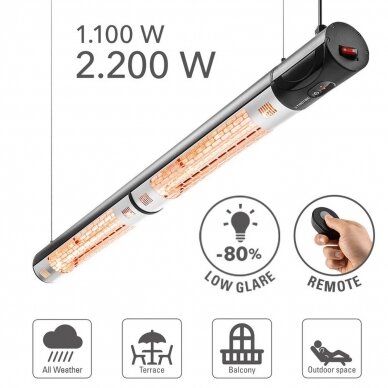 Halogen infrared heater Trotec IR 2200 6