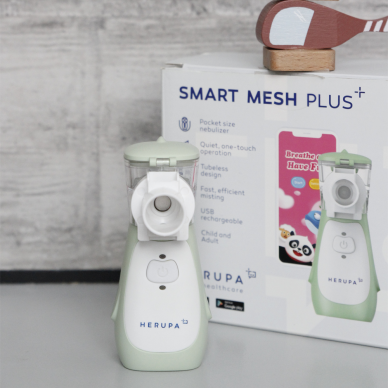 Inhaler Herupa Smart Mesh Plus and App game for inhaling 8