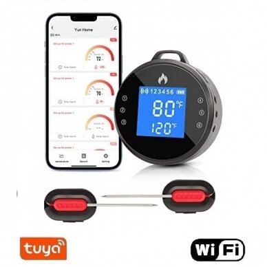 FEELSPOT FS01 Smart Wireless Grill Thermometer with WIFI, Tuya 1