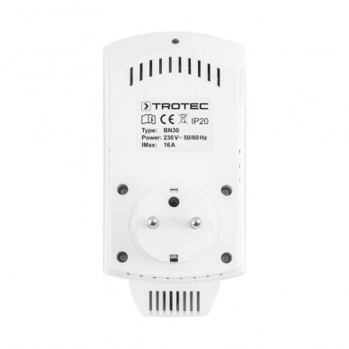 Plug-in non-programmable thermostat (thermoregulator) Trotec BN30 3