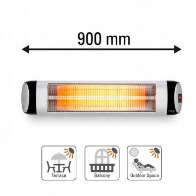 Quartz infrared heater Trotec IR 2570 S 3