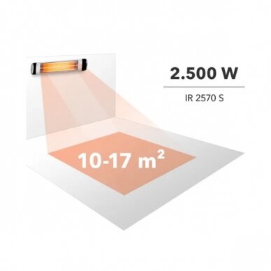 Quartz infrared heater Trotec IR 2570 S 2