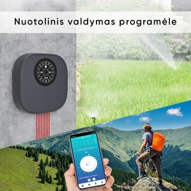 Laistymo purkštukų valdiklis Feelspot FS-SC01W WiFi, Tuya 6