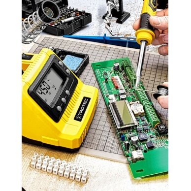 Soldering iron with digital soldering station Trotec PSIS 10-230V 10