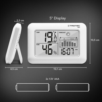 Meteorologinė stotelė Trotec BZ 07 4