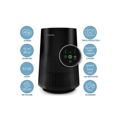 Air purifier Trotec AirgoClean 11 E with HEPA filter 4