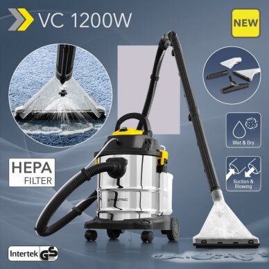 Washable vacuum cleaner Trotec VC 1200 W 12