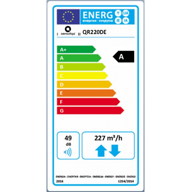 REKUPERATORIUS AERAULIQA QR220DE 2