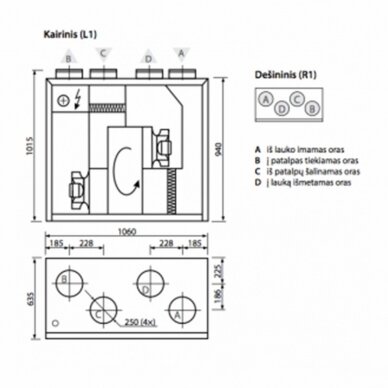 Rekuperatorius Domekt R 500 V 3