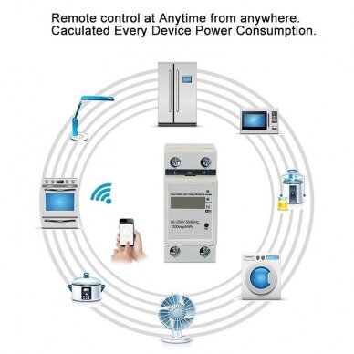 Išmanusis sąnaudų matuoklis Feelspot FS-PMW  WiFi Tuya 4