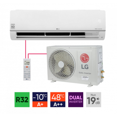 Sieninių mono-split šildymo-kondicionavimo sistemų LG Standard komplektai