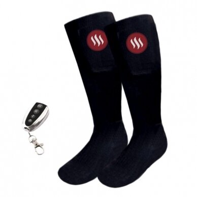 Heated socks Glovii GQ2, black