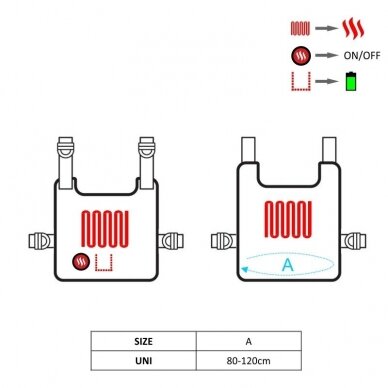 Warming universal vest Glovii GV1U 5