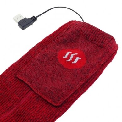 Heated socks Glovii GQ3, red 2