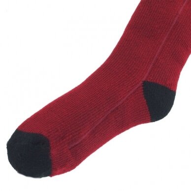 Šildomos kojinės Glovii GQ3, raudonos 3