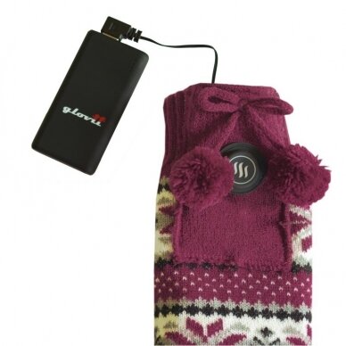 Heated slippers - socks Glovii GQ5 4