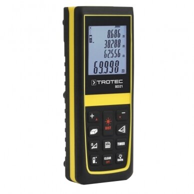 Digital laser distance meter TROTEC BD21 6