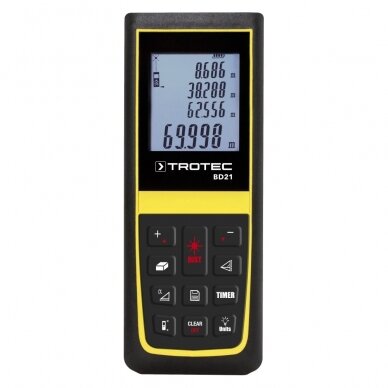 Digital laser distance meter TROTEC BD21