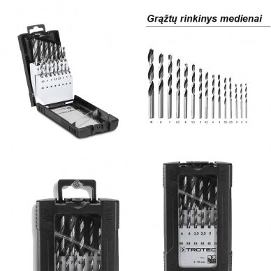 Trotec screwdriver-drill-screwdriver sets 5