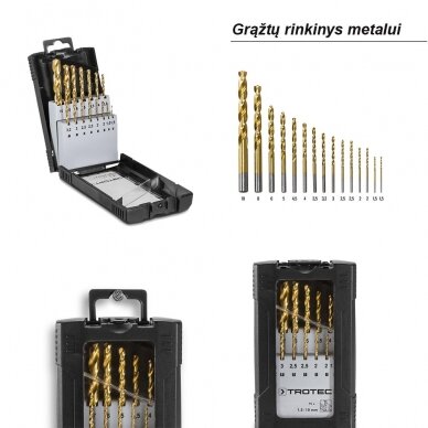 Trotec screwdriver-drill-screwdriver sets 7