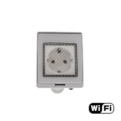 Vandeniui atsparus kištukinis lizdas Feelspot FS-WSK02WE IP55 WiFi, Tuya