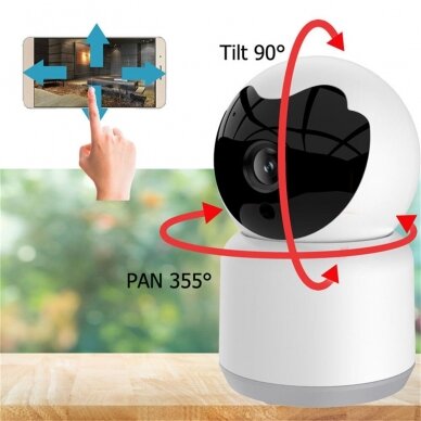 Vidaus IP kamera Feelspot FS-24WF3A3 WiFi, Tuya 2