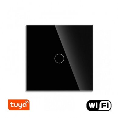 WiFi unipolar sensor switch Feelspot, black 600W